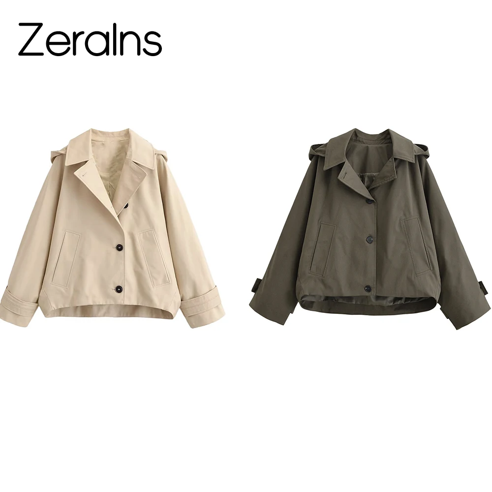 ZERAINS 2026 Spring New Women's Simple and Versatile Style Waterproof Bat Long Sleeve Windbreaker
ZERAINS 2026 Spring New Women's Simple and Versatile Style Waterproof Bat Long Sleeve Windbreaker
