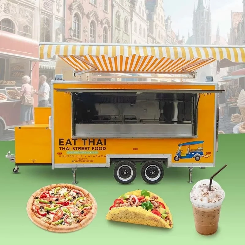 Customized Commercial Aluminum Mobile Food Trailer With Fully Equipped Kitchen Retail And Outdoor Use Truck
Customized Commercial Aluminum Mobile Food Trailer With Fully Equipped Kitchen Retail And Outdoor Use Truck