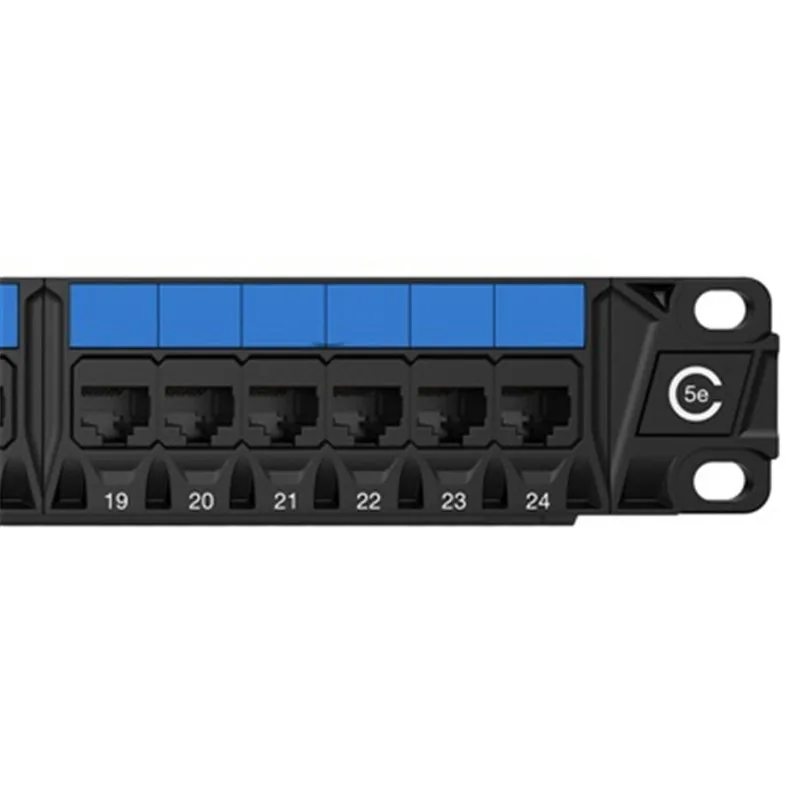 TL-ED5e024 Category 5 unshielded distribution frame 24 ports, up to standard, tested standard 1U rack
TL-ED5e024 Category 5 unshielded distribution frame 24 ports, up to standard, tested standard 1U rack