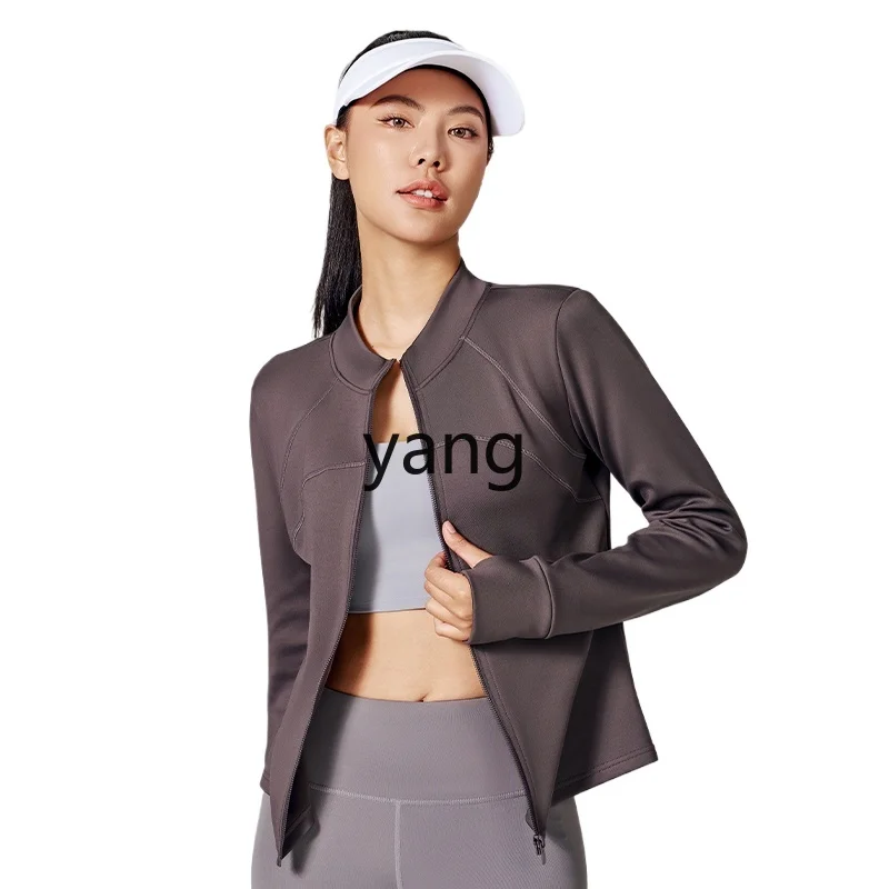 LMM fleece thickened sports jacket women's autumn and winter stand-up collar long-sleeved running fitness yoga top
LMM fleece thickened sports jacket women's autumn and winter stand-up collar long-sleeved running fitness yoga top
