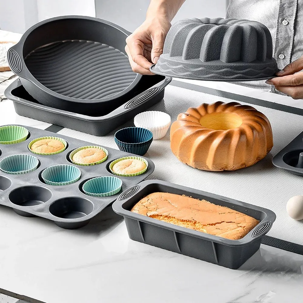 Silicone Muffin Cup Baking Mold Morandi Color Round Cake Molds DIY Baking Egg Tart Pudding Complementary Food Tool-24PCS
Silicone Muffin Cup Baking Mold Morandi Color Round Cake Molds DIY Baking Egg Tart Pudding Complementary Food Tool-24PCS