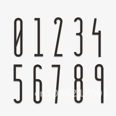 100mm Big Modern Self Adhesive Door Number Plaque House Number Hotel Door Plate letter Address Digits Sticker Sign
100mm Big Modern Self Adhesive Door Number Plaque House Number Hotel Door Plate letter Address Digits Sticker Sign