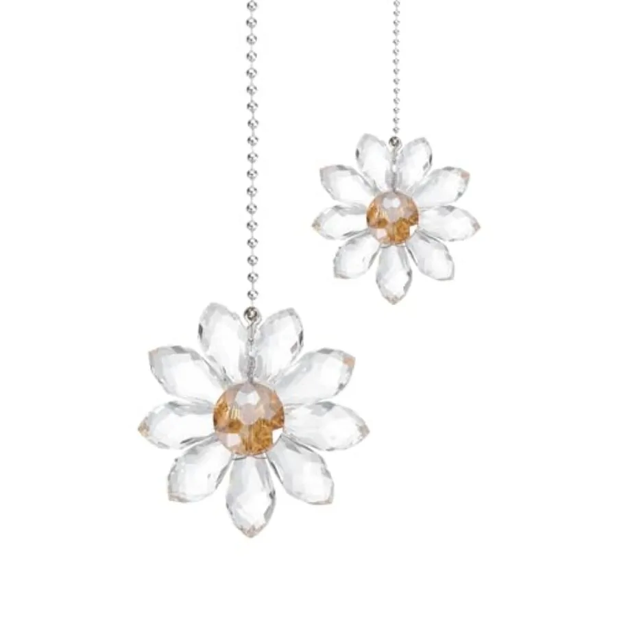 2Pack Ceiling Fan Pull Chain, 24 Inch Decorative Ornaments Crystal Flower Pendant Pull Chain Extender for Ceiling Fans Light La
2Pack Ceiling Fan Pull Chain, 24 Inch Decorative Ornaments Crystal Flower Pendant Pull Chain Extender for Ceiling Fans Light La