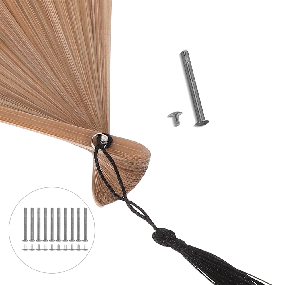 10 Sets Fan Shaft Handheld Replacement Fasteners Rivet Nut Folding Paper Metal Rivets
10 Sets Fan Shaft Handheld Replacement Fasteners Rivet Nut Folding Paper Metal Rivets