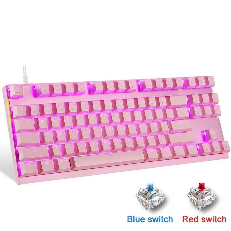 Клавиатура Motospeed CK82 игровая Механическая Проводная с RGB-подсветкой и USB-портом
Клавиатура Motospeed CK82 игровая Механическая Проводная с RGB-подсветкой и USB-портом