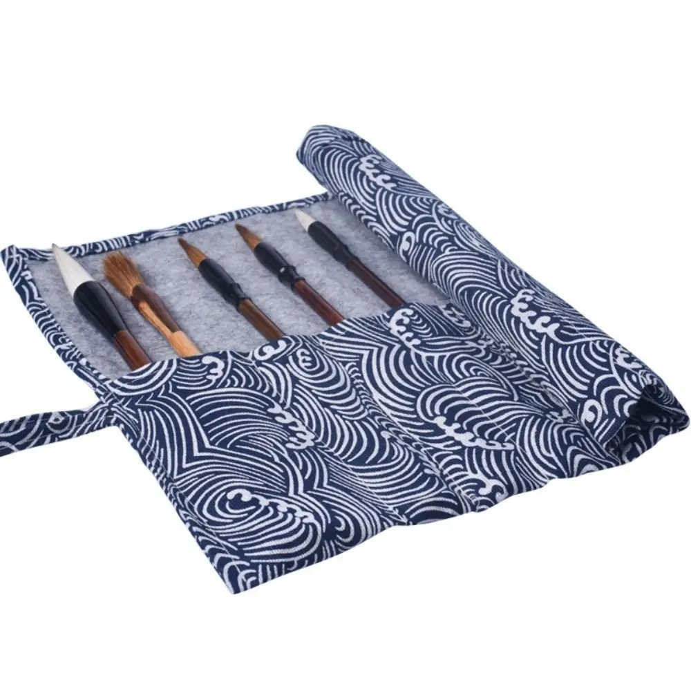 Chinese Style Roll Pen Curtain Vintage Roll Up Pen Holder Storage Pouch Stationery Large Capacity Makeup Brush Wrap
Chinese Style Roll Pen Curtain Vintage Roll Up Pen Holder Storage Pouch Stationery Large Capacity Makeup Brush Wrap