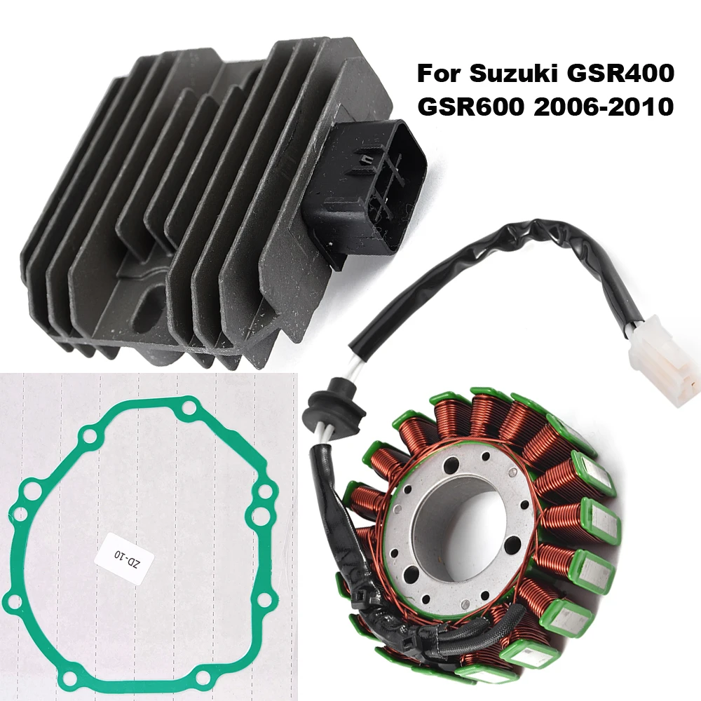 Motorcycle Magneto Stator Rectifier Gasket Set For Suzuki GSR400 GSR600 GSR 600 400 2006-2010 2007 2008 2009
Motorcycle Magneto Stator Rectifier Gasket Set For Suzuki GSR400 GSR600 GSR 600 400 2006-2010 2007 2008 2009