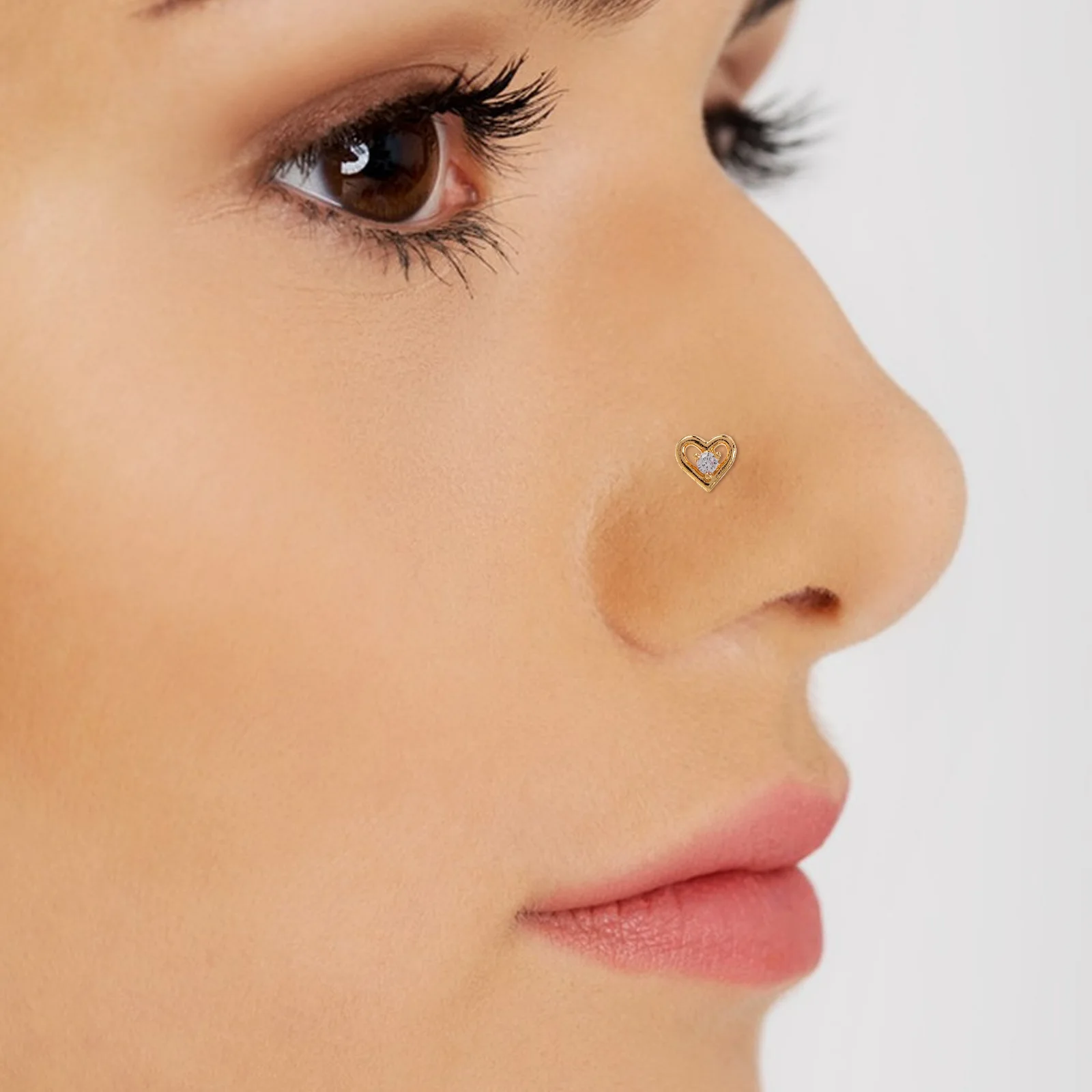 6Pcs L Shaped Nose Rings Studs Heart Design Evil Eye Piercing Jewelry for Women Comfortable Nose Piercing Studs Trend
6Pcs L Shaped Nose Rings Studs Heart Design Evil Eye Piercing Jewelry for Women Comfortable Nose Piercing Studs Trend