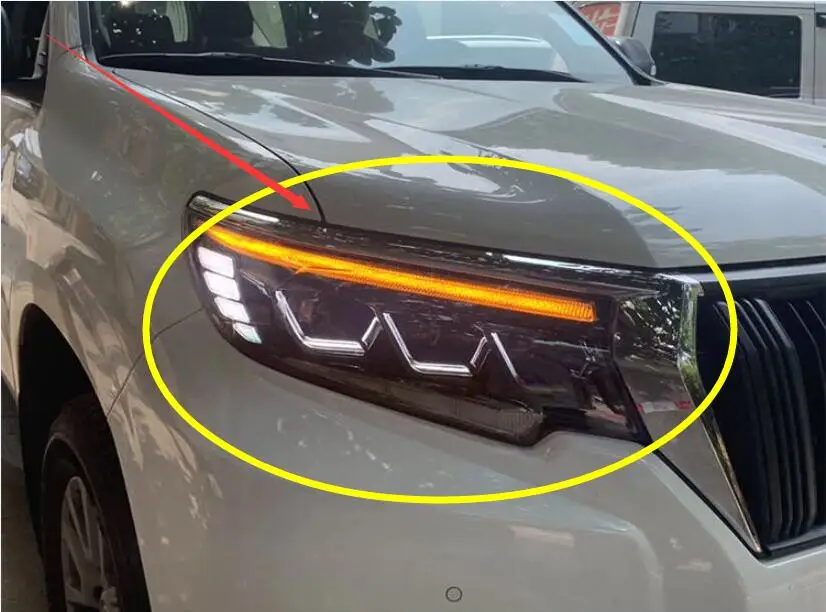 2pcs 2017~2019y car bupmer head light for Toyota Prado headlight LC150 Cruiser car accessories LED fog Prado headlamp
2pcs 2017~2019y car bupmer head light for Toyota Prado headlight LC150 Cruiser car accessories LED fog Prado headlamp