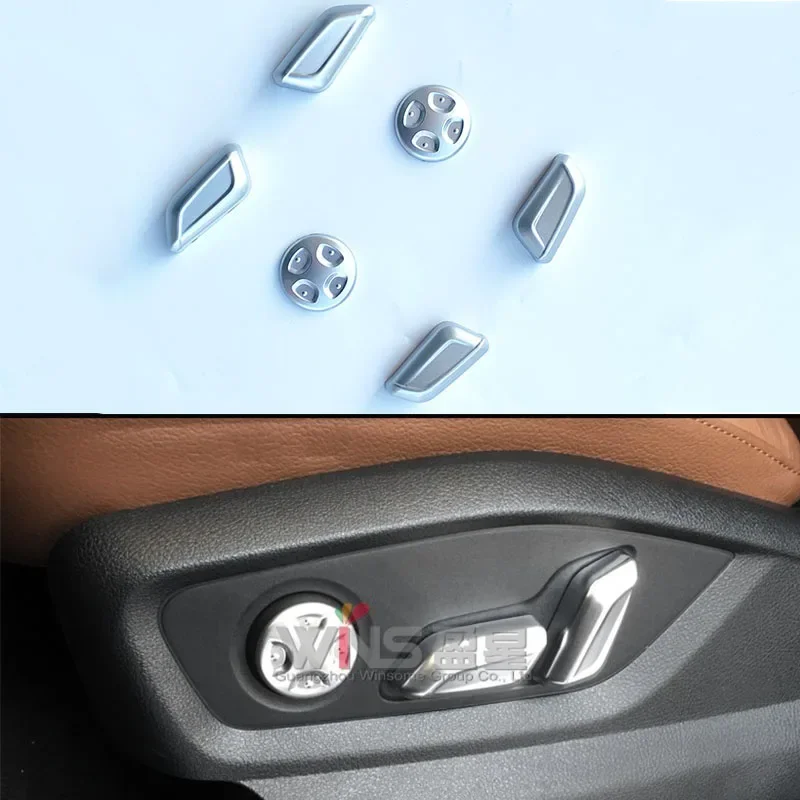 Car Styling Chrome Inner Inside Seat Adjustment Control Switch Button Knob Cover For Audi Q7 2016
Car Styling Chrome Inner Inside Seat Adjustment Control Switch Button Knob Cover For Audi Q7 2016