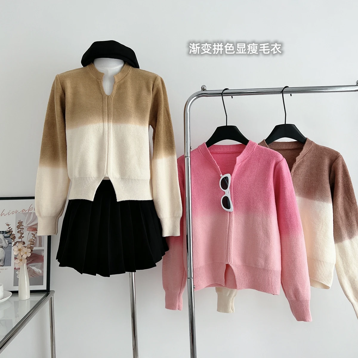 Autumn Patchwork V-Neck Loose Split Jumper Sweater Tops Y2k Women 2024 Ropa Mujer Casual Fashion Pull Femme Knitting Pullovers
Autumn Patchwork V-Neck Loose Split Jumper Sweater Tops Y2k Women 2024 Ropa Mujer Casual Fashion Pull Femme Knitting Pullovers