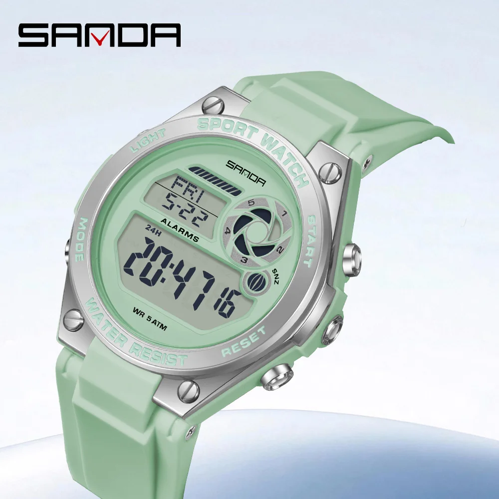 SANDA New 9098 Women's Sports Top Brand Watch, Women's TPU Strap, Night Light Waterproof, Week Date, Digital Leisure Watch
SANDA New 9098 Women's Sports Top Brand Watch, Women's TPU Strap, Night Light Waterproof, Week Date, Digital Leisure Watch