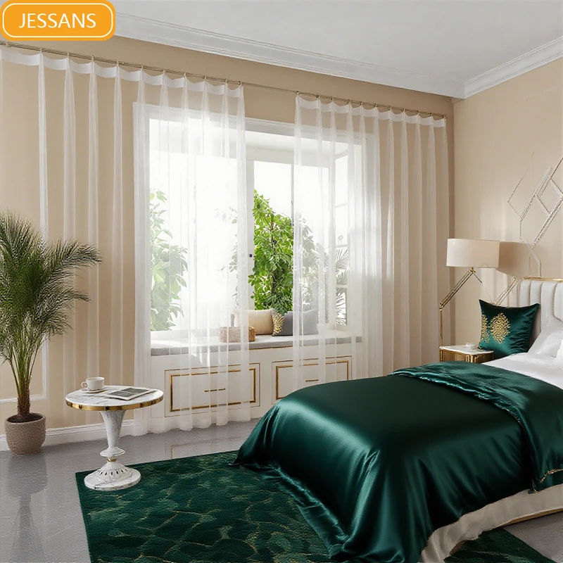 White Screen Curtains for Living Room Bedroom French Balcony Bay Window Partition Door Screen Shutter Customized Finished
White Screen Curtains for Living Room Bedroom French Balcony Bay Window Partition Door Screen Shutter Customized Finished
