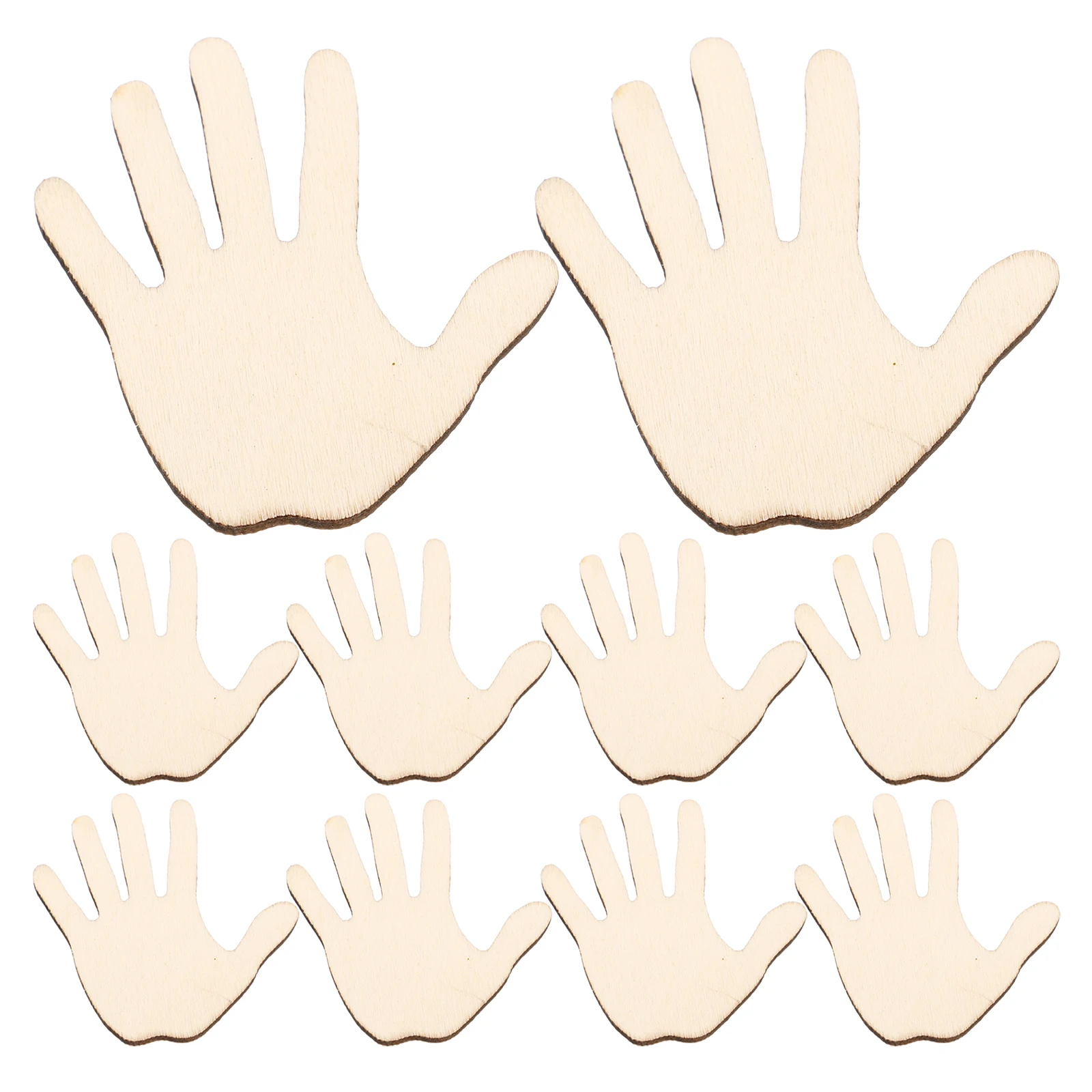 10Pcs DIY Wooden Cutouts Hand Palm Shape Unpainted Wood for Crafting Decorative Ornaments Kids Classroom Projects
10Pcs DIY Wooden Cutouts Hand Palm Shape Unpainted Wood for Crafting Decorative Ornaments Kids Classroom Projects