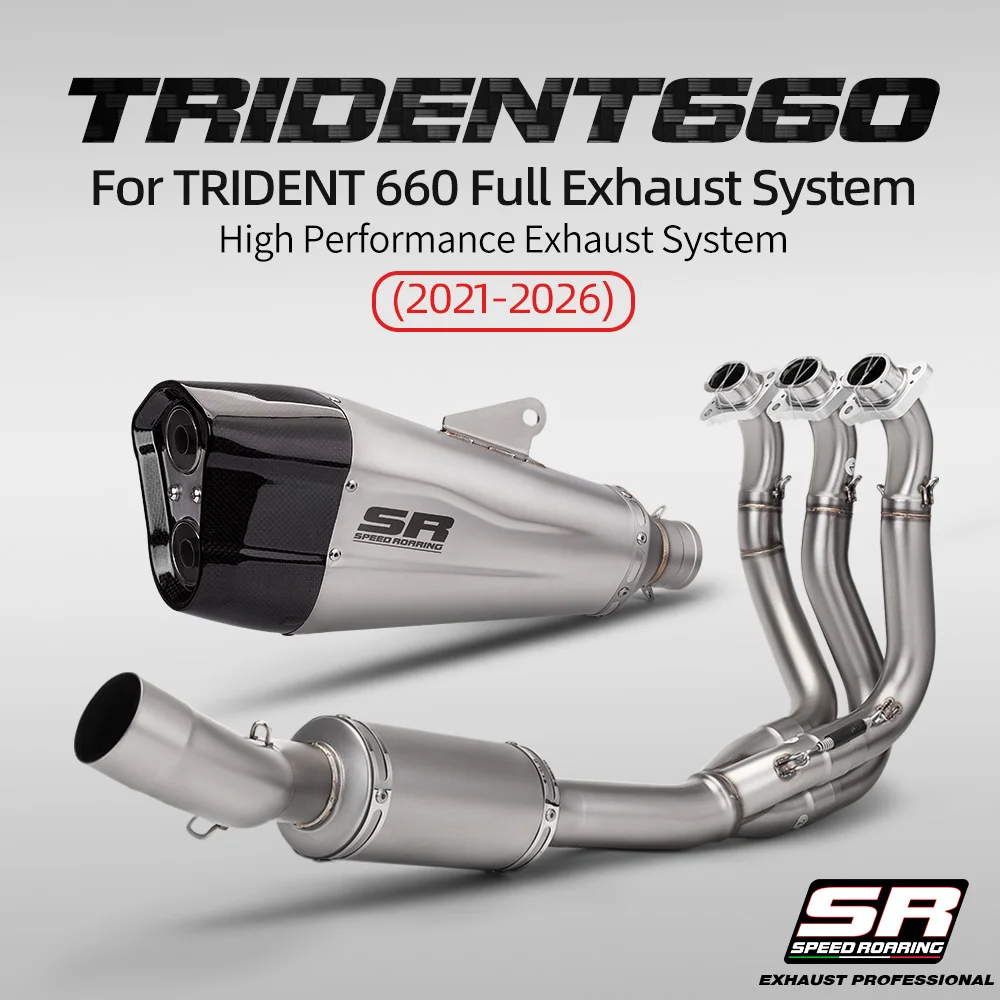 Motorcycle Exhaust Front Header Link Pipe with two oxygen sensors for Trident 660 Daytona660 2021-2026
Motorcycle Exhaust Front Header Link Pipe with two oxygen sensors for Trident 660 Daytona660 2021-2026