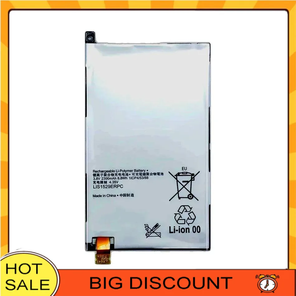 Mobile Phone Battery 2300Mah LIS1529ERPC For Sony Xperia Z1 Compact Mini Z1mini D5503 M51w SO-04F Stable
Mobile Phone Battery 2300Mah LIS1529ERPC For Sony Xperia Z1 Compact Mini Z1mini D5503 M51w SO-04F Stable