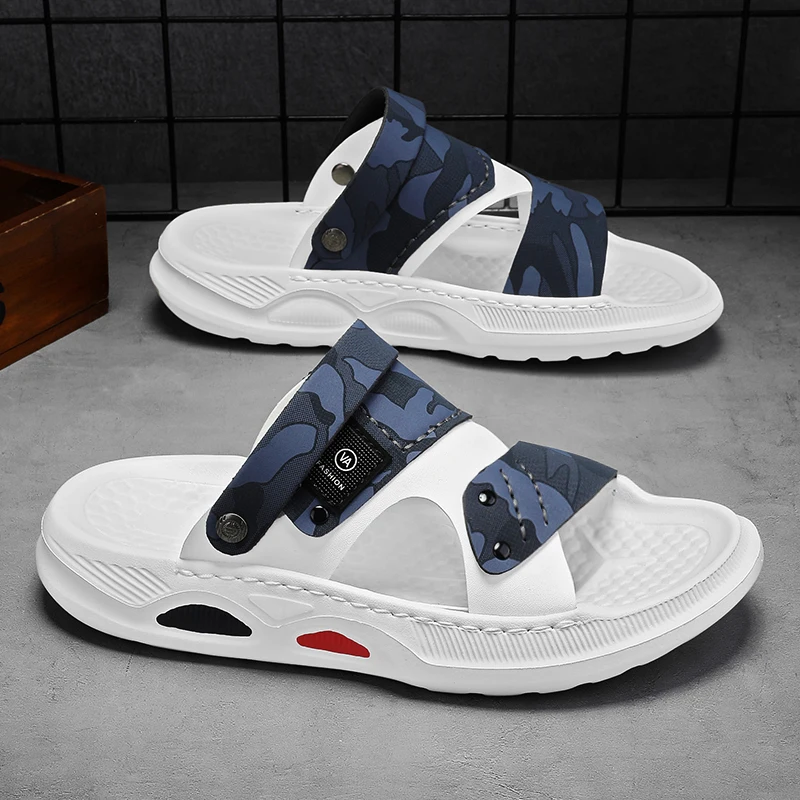 New Ultra-light Summer Fashion Slippers Sandals Two Wear Beach Shoes Soft Non-slip Flat Heel Walking Men's Shoes Fashion Design
New Ultra-light Summer Fashion Slippers Sandals Two Wear Beach Shoes Soft Non-slip Flat Heel Walking Men's Shoes Fashion Design
