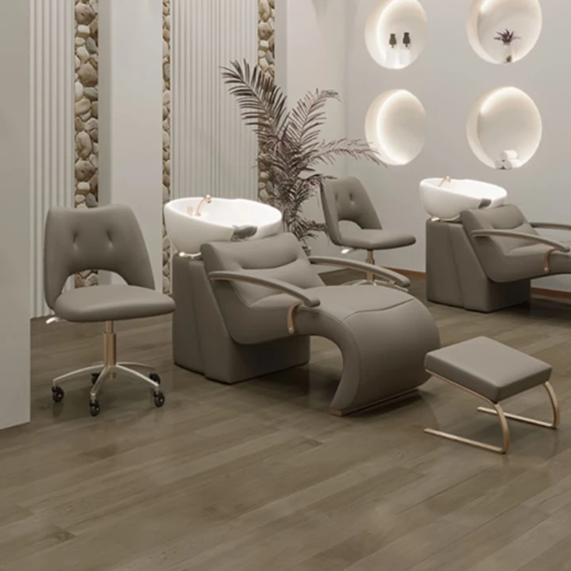 High Quality Luxury Gold Stainless Steel Shampoo Chair with Water Parts, Customizable Color Shampoo Bed
High Quality Luxury Gold Stainless Steel Shampoo Chair with Water Parts, Customizable Color Shampoo Bed