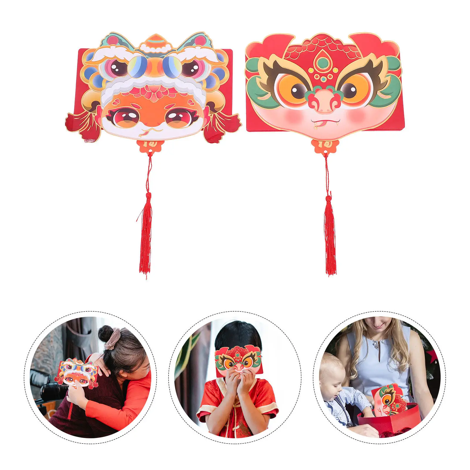 6Pcs Red Envelopes for Year of The Snake Chinese New Year Envelopes Lucky Money Pockets Cartoon Design Festival Wedding Birthday
6Pcs Red Envelopes for Year of The Snake Chinese New Year Envelopes Lucky Money Pockets Cartoon Design Festival Wedding Birthday