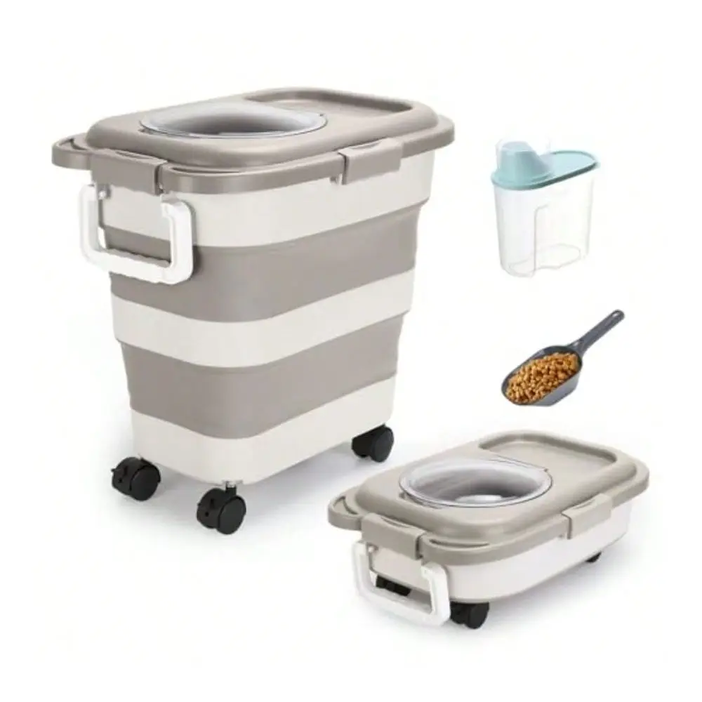2528lbs Airtight Dog Food Storage Containers With Wheels And Lids Collapsible Pet Food Storage Bins With Handle 50lb Rice Stora
2528lbs Airtight Dog Food Storage Containers With Wheels And Lids Collapsible Pet Food Storage Bins With Handle 50lb Rice Stora