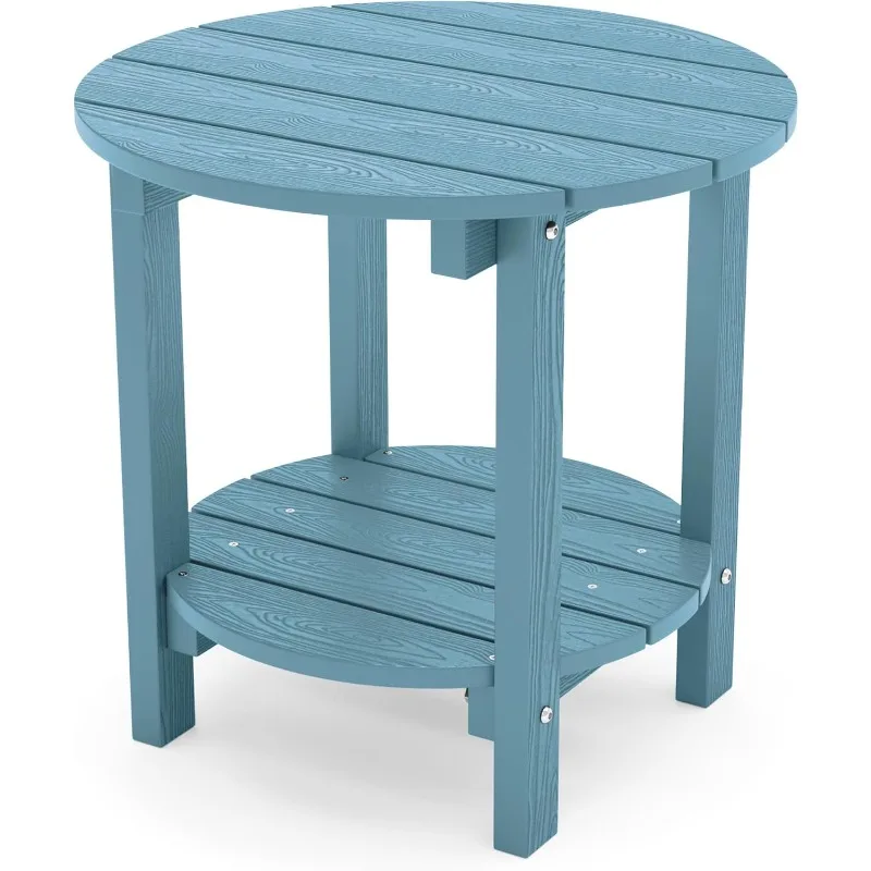 Adirondack Side Table, 18" Double Outdoor Side Table, Poly Lumber end Table, Weather Resistant for Indoor, Patio, Pool, Porch 
Adirondack Side Table, 18" Double Outdoor Side Table, Poly Lumber end Table, Weather Resistant for Indoor, Patio, Pool, Porch