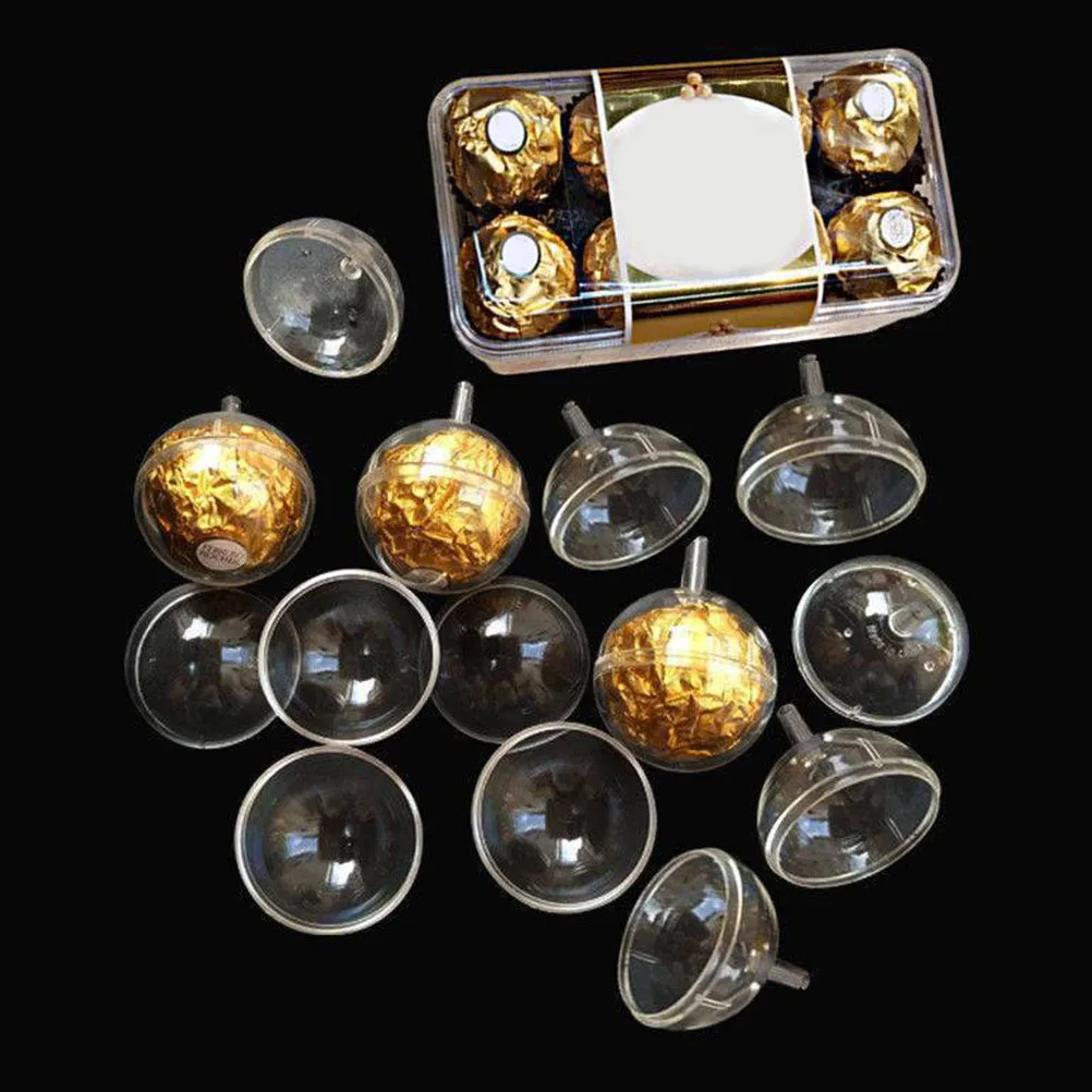 100 Pcs Crystal Ball Bouquet Clear Chocolate Holders Truffle Cups Valentine Wrapping DIY Supplies Acrylic Wood Candy Packaging
100 Pcs Crystal Ball Bouquet Clear Chocolate Holders Truffle Cups Valentine Wrapping DIY Supplies Acrylic Wood Candy Packaging