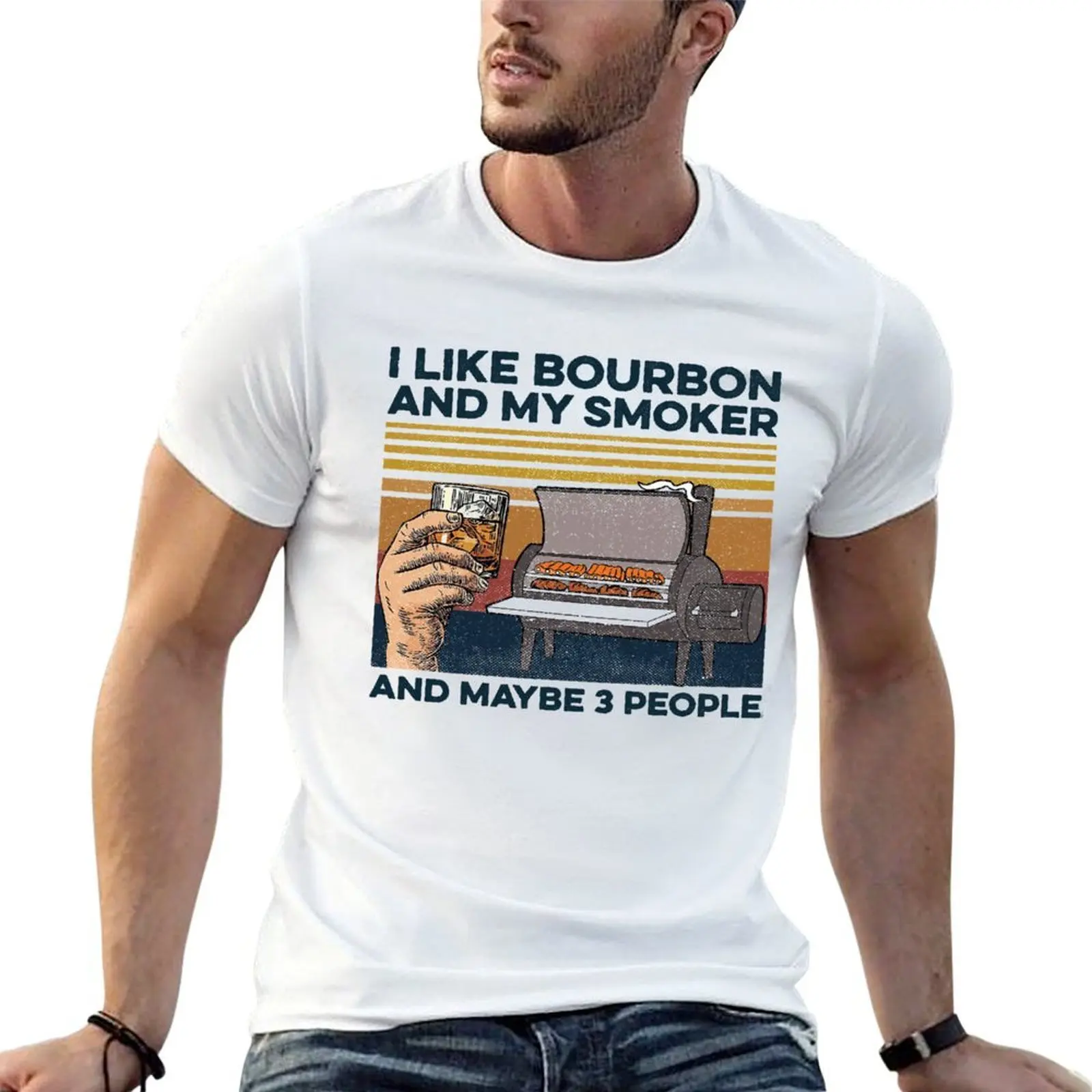Vintage I like bourbon and my smoker and maybe 3 people T-Shirt man t shirts graphic cotton t shirts man 100% T-Shirt
Vintage I like bourbon and my smoker and maybe 3 people T-Shirt man t shirts graphic cotton t shirts man 100% T-Shirt