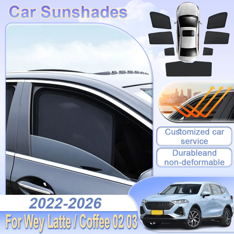 Accessories For Wey Latte Coffee 02 03 2022 2023 2024 2025 2026 Curtains Window UV Protection Magnetic SunShade Visor Auto Parts
Accessories For Wey Latte Coffee 02 03 2022 2023 2024 2025 2026 Curtains Window UV Protection Magnetic SunShade Visor Auto Parts