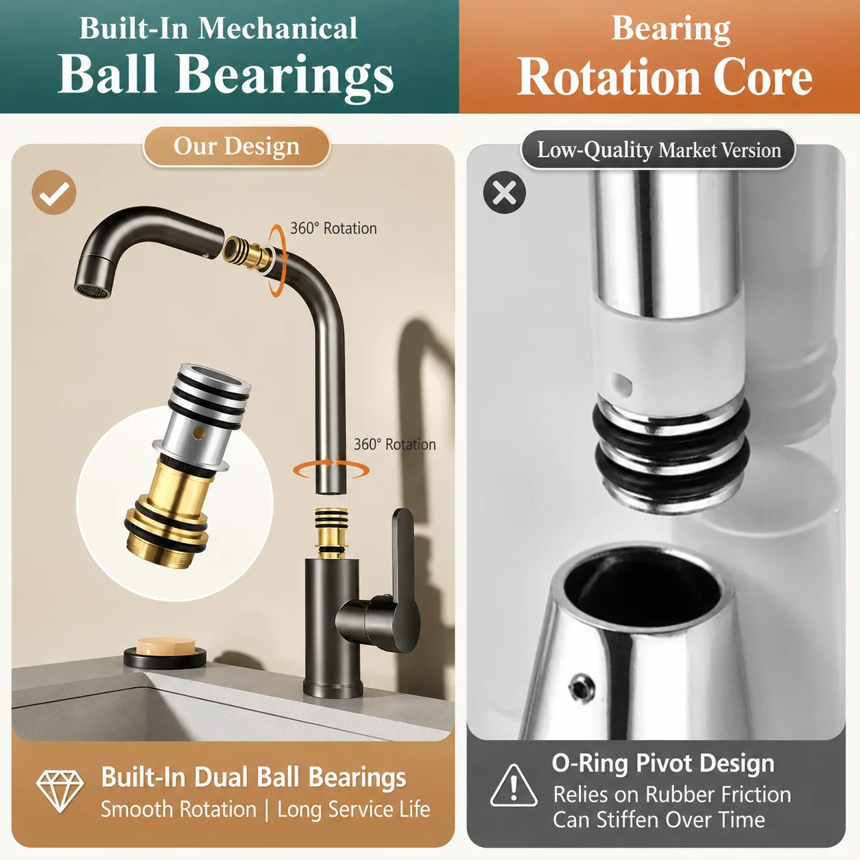 Gunmetal Gray Brass Basin Faucet Hot Cold Mixer Tap Multi Directional Rotating Sink Faucet for Bathroom
Gunmetal Gray Brass Basin Faucet Hot Cold Mixer Tap Multi Directional Rotating Sink Faucet for Bathroom