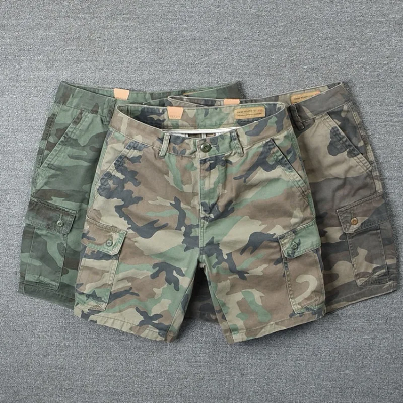Men's Cotton Camouflage Shorts High Quality Outdoor Sports Shorts Summer Fashion Cargo Pants Trendy Men's Clothing
Men's Cotton Camouflage Shorts High Quality Outdoor Sports Shorts Summer Fashion Cargo Pants Trendy Men's Clothing