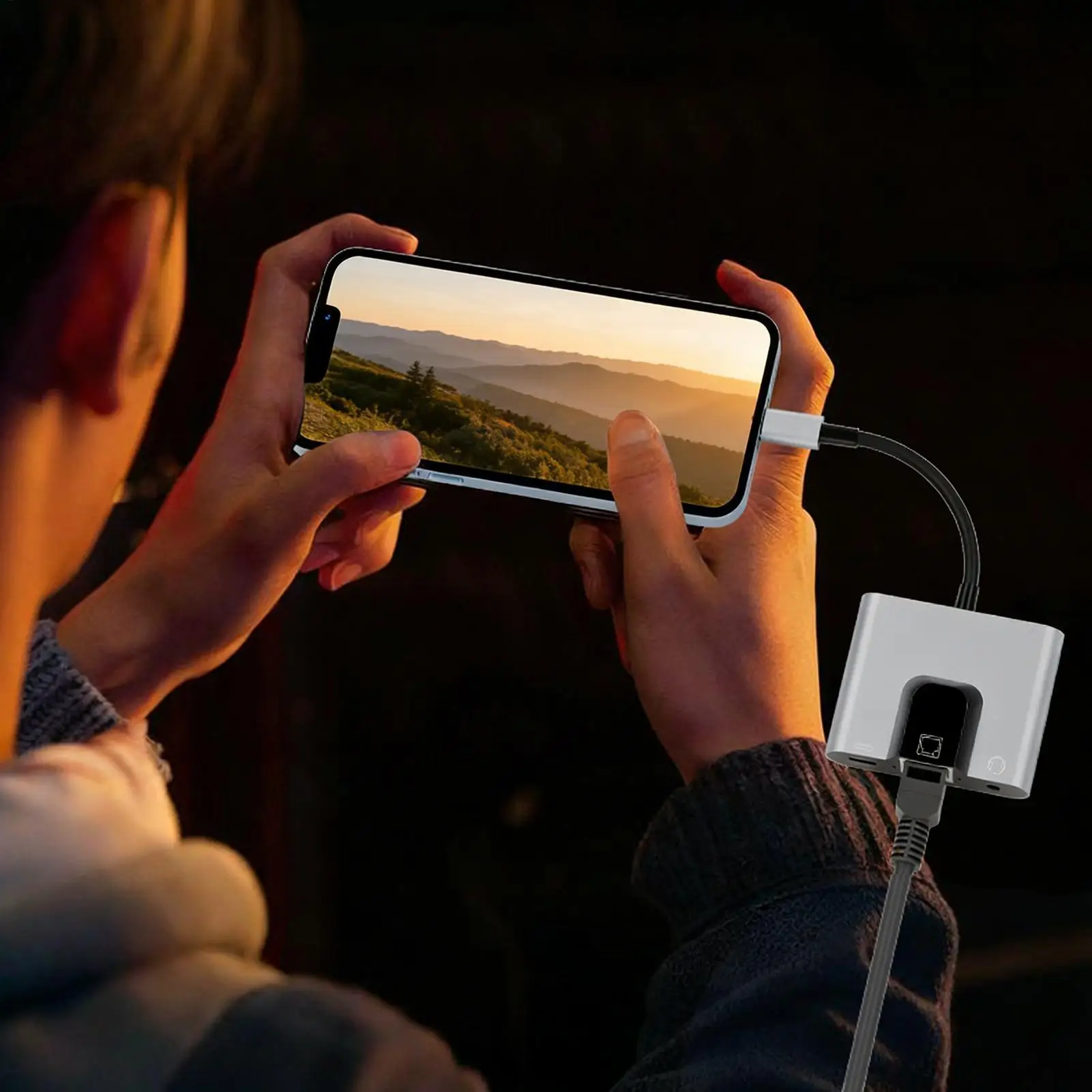 USB C Ethernet Adapter Gigabit Speed Charging Block Multiport 3.5mm Earphone Jack Supports Voice Calls Laptop Type C To Ethernet
USB C Ethernet Adapter Gigabit Speed Charging Block Multiport 3.5mm Earphone Jack Supports Voice Calls Laptop Type C To Ethernet