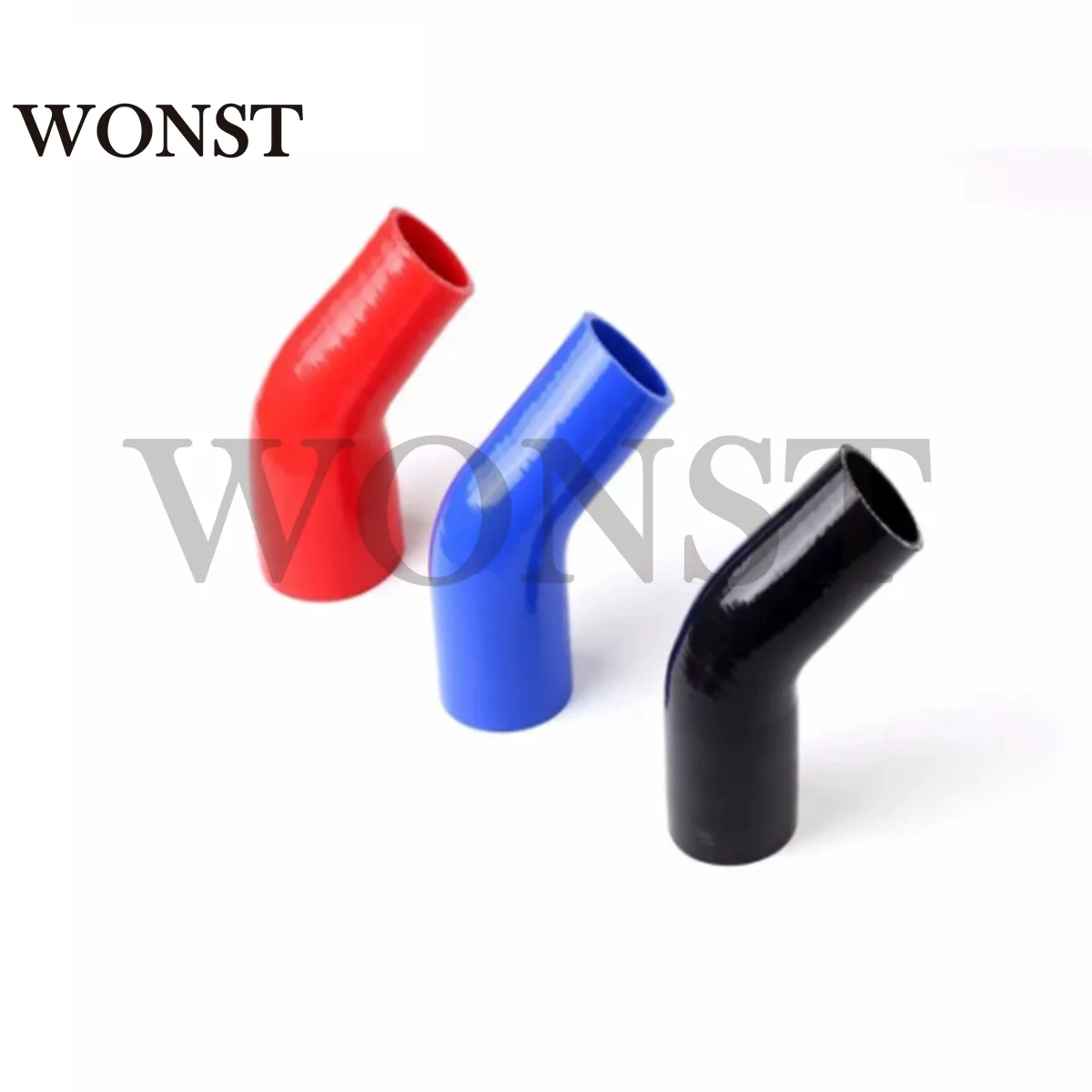 45 degree reducer elbow 102mm Length Silicone hose Coupler interCooler 3-ply ID 45-60mm 50-55mm 51-57mm 51-60mm 51-64mm 51-70mm
45 degree reducer elbow 102mm Length Silicone hose Coupler interCooler 3-ply ID 45-60mm 50-55mm 51-57mm 51-60mm 51-64mm 51-70mm