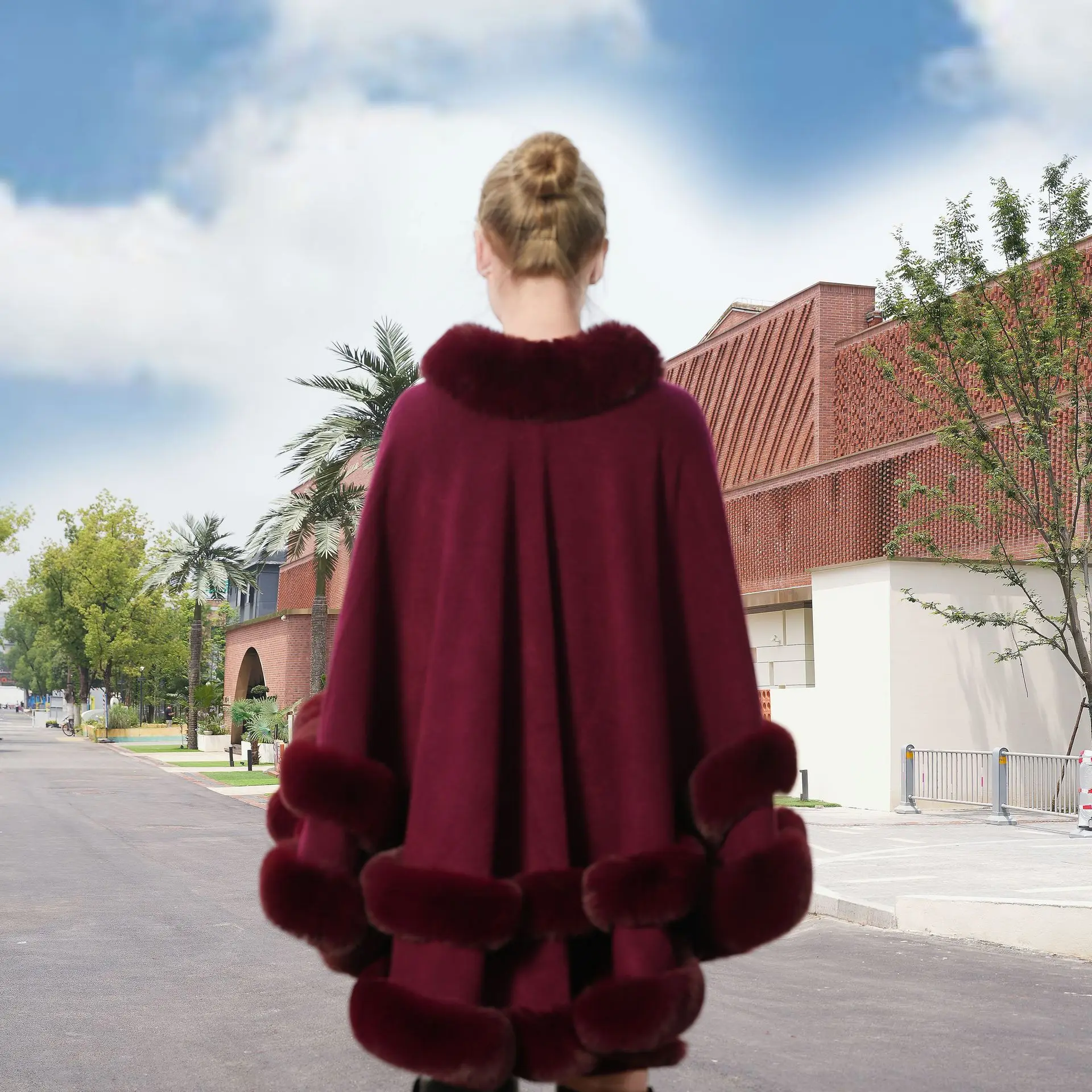 9 цветов, зимний 2-круглый воротник из искусственного меха, большая шаль-маятник, свободный плащ, женский толстый теплый вязаный пончо из искусственного кашемира, накидки
9 цветов, зимний 2-круглый воротник из искусственного меха, большая шаль-маятник, свободный плащ, женский толстый теплый вязаный пончо из искусственного кашемира, накидки