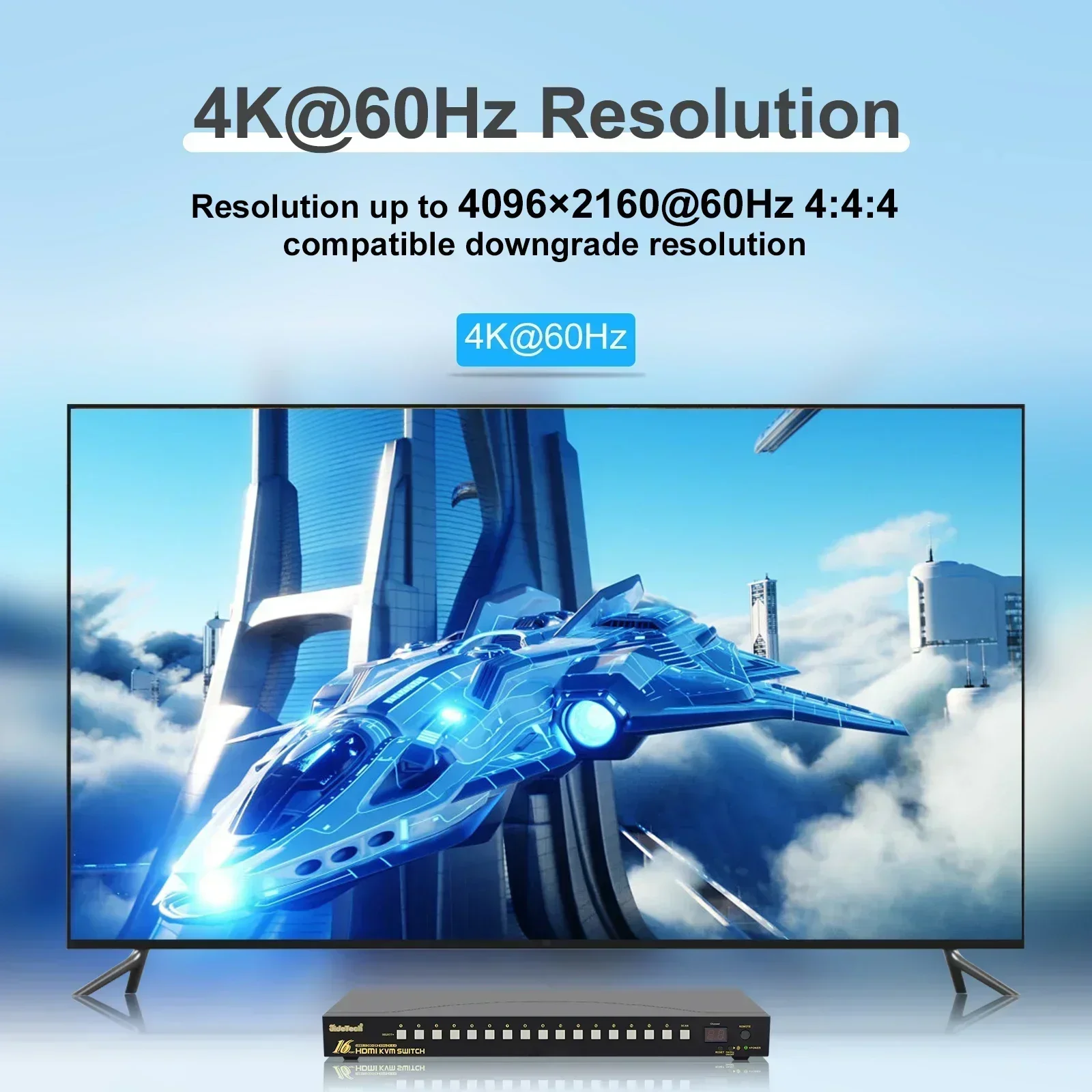 In stock JideTech 16x1 HDMI KVM Switch USB 3.0 HUB 16 1 4K HDMI Switcher 4K 60Hz Resolution Rack Mount HDCP EDID Hotkey
In stock JideTech 16x1 HDMI KVM Switch USB 3.0 HUB 16 1 4K HDMI Switcher 4K 60Hz Resolution Rack Mount HDCP EDID Hotkey