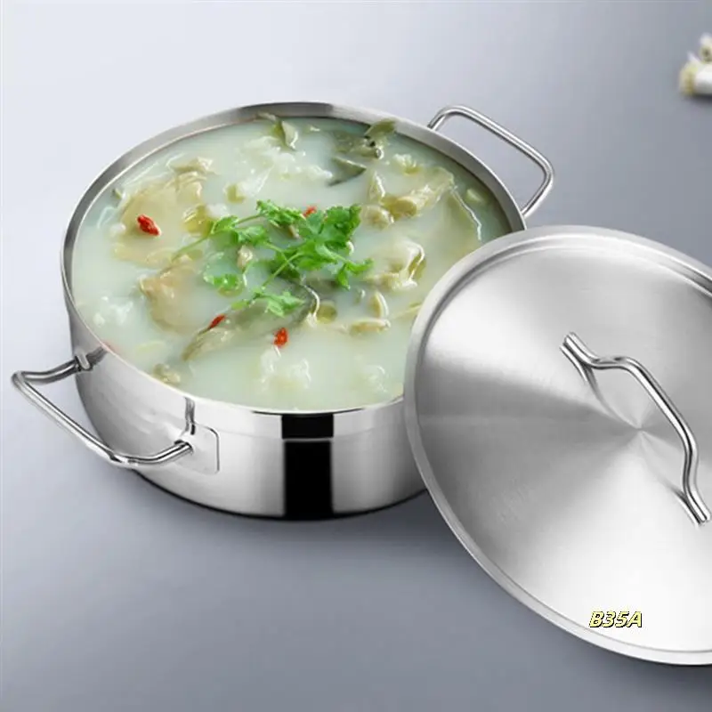 1 PCS Stainless Steel Hot Pot Pot With Lid Household Thick Soup Pot Special Hot Pot Pot For Induction Cooker
1 PCS Stainless Steel Hot Pot Pot With Lid Household Thick Soup Pot Special Hot Pot Pot For Induction Cooker