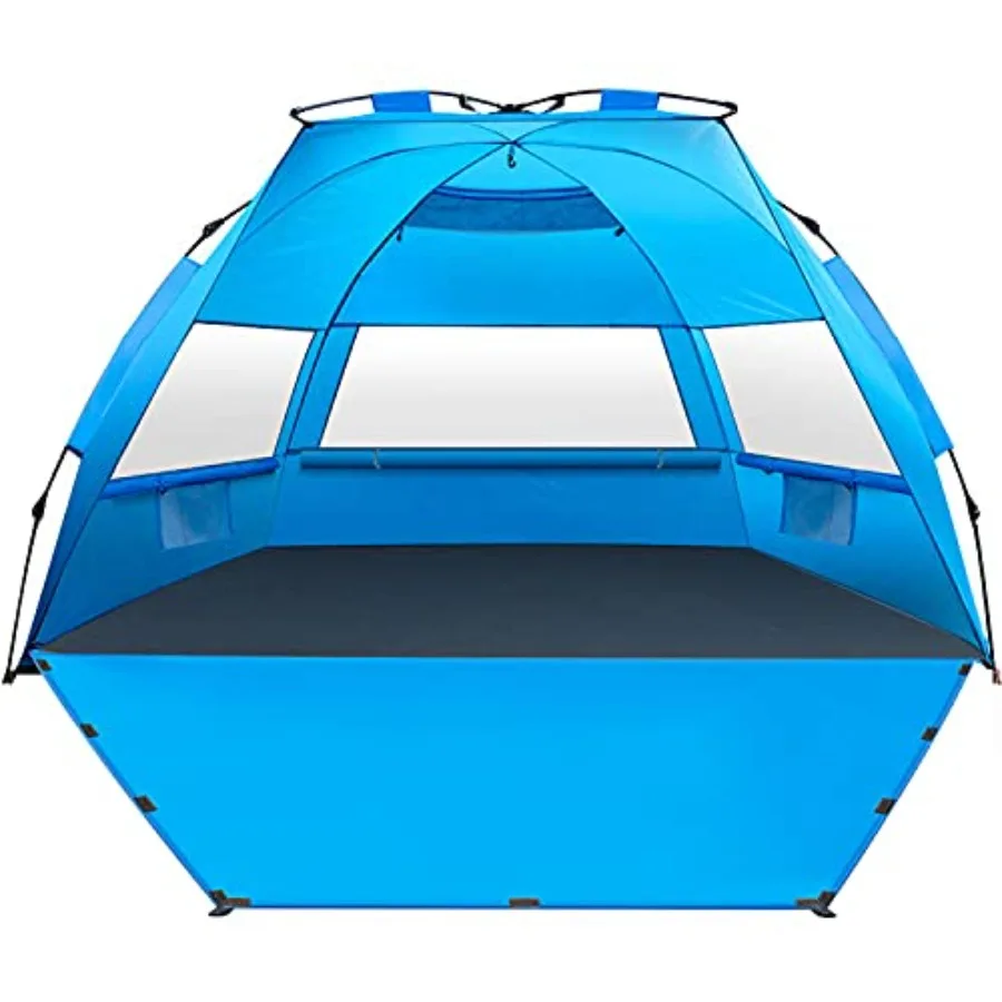 Deluxe XL Sun Shade Shelter for 3-4 Person with UPF50+ Protection Extendable Floor and 3 Ventilating Windows Carrying Bag Stake
Deluxe XL Sun Shade Shelter for 3-4 Person with UPF50+ Protection Extendable Floor and 3 Ventilating Windows Carrying Bag Stake