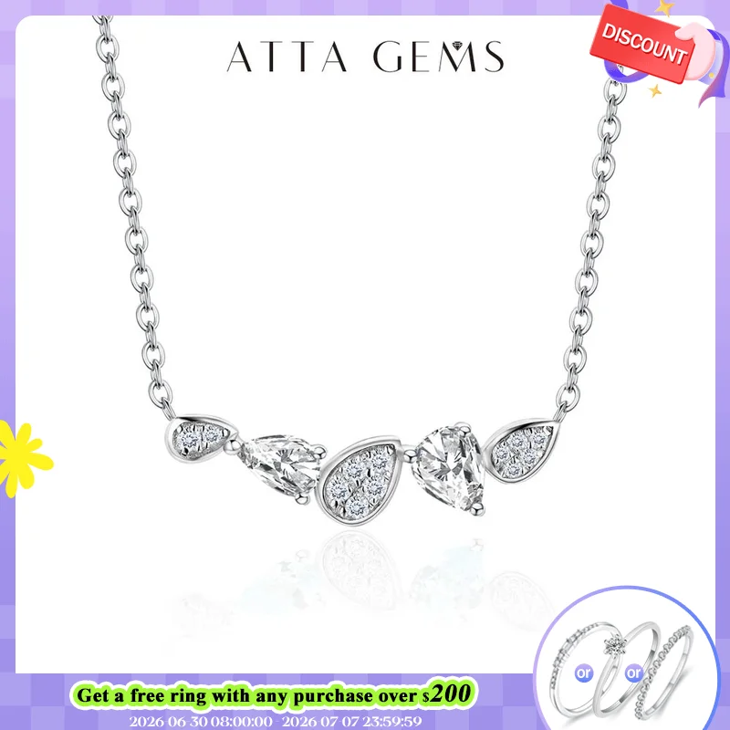 ATTAGEMS Moissanite Necklace Pendant D Color Vss1 925 Sterling Silver Necklace for Women Popular Commemorative Fine Jewelry Gift
ATTAGEMS Moissanite Necklace Pendant D Color Vss1 925 Sterling Silver Necklace for Women Popular Commemorative Fine Jewelry Gift