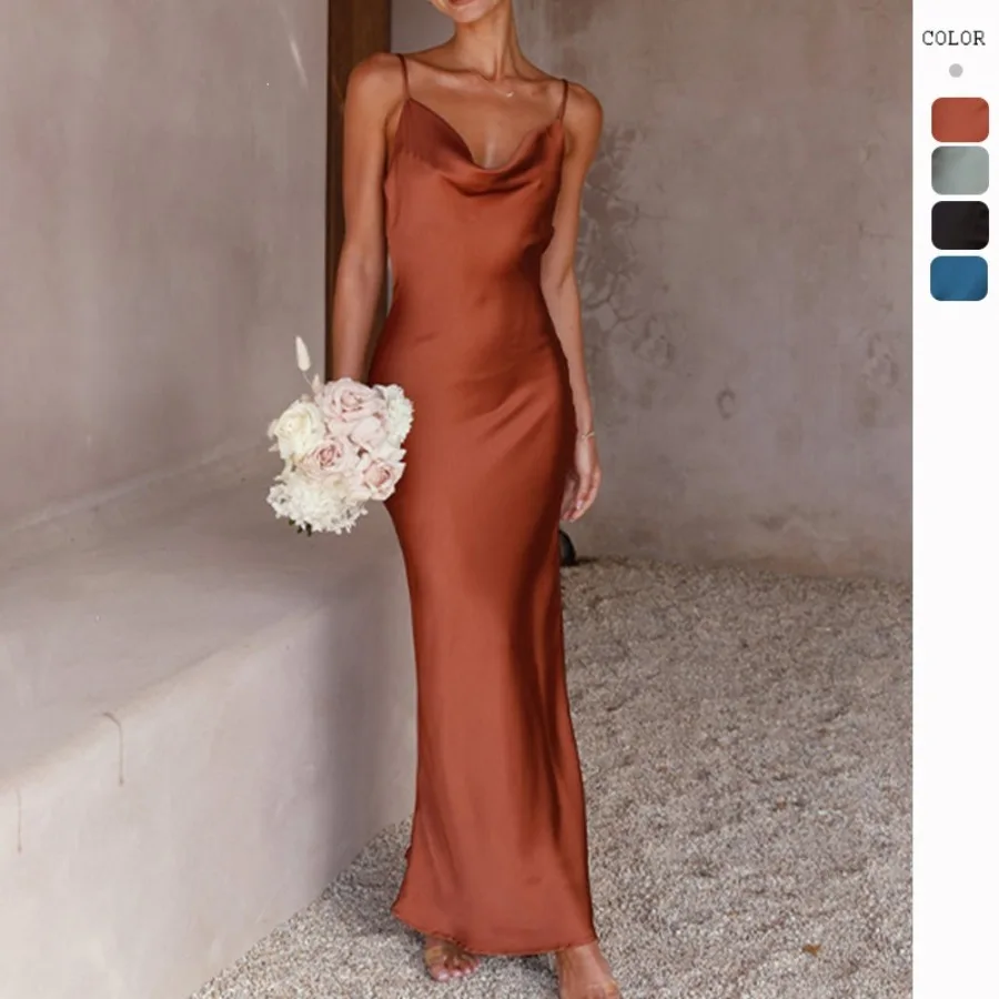 【New style】Women's clothing 2026 spring and summer new style suspender deep V-neck slim urban fashionable solid color dress
【New style】Women's clothing 2026 spring and summer new style suspender deep V-neck slim urban fashionable solid color dress