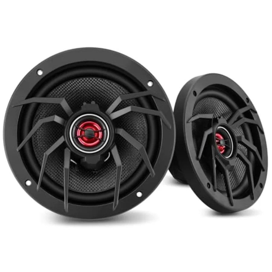 Car audio coaxial speakers, polypropylene cone, black, 6.5-inch, 1000W max/250W RMS power, 4-ohm impedance, plug-and-play upgra
Car audio coaxial speakers, polypropylene cone, black, 6.5-inch, 1000W max/250W RMS power, 4-ohm impedance, plug-and-play upgra