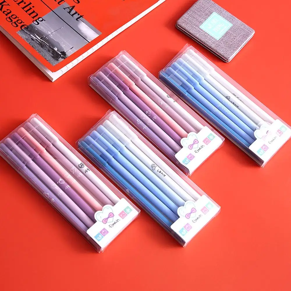 6Pcs Morandy Color Gel Pen Set 0.5mm Black Ink Creative Gradient Series Pen Box Vintage Stationery School Office Supplies
6Pcs Morandy Color Gel Pen Set 0.5mm Black Ink Creative Gradient Series Pen Box Vintage Stationery School Office Supplies