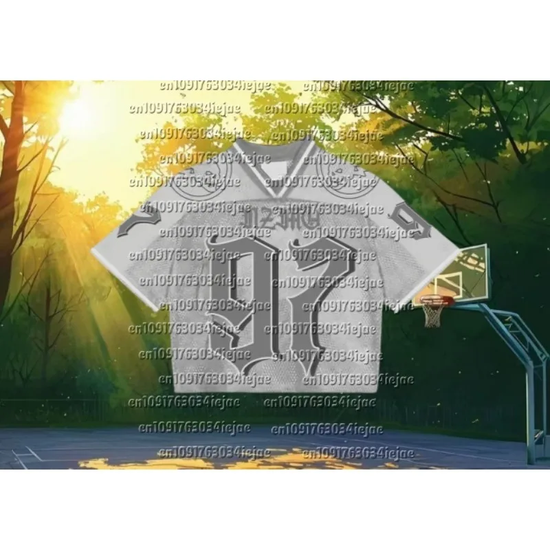 MOTO Y2K T Shirt American Fashionable breathable splicing loose football jersey Streetwear casual Breathable Short Sleeve top
MOTO Y2K T Shirt American Fashionable breathable splicing loose football jersey Streetwear casual Breathable Short Sleeve top