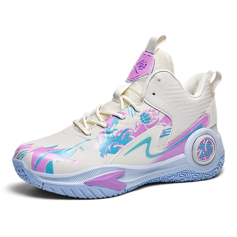 Men Basketball Shoes Anti-slip Cushioning Wearable Sports Shoes Man Male Gym Training Athletic Basketball Sneakers for Women
Men Basketball Shoes Anti-slip Cushioning Wearable Sports Shoes Man Male Gym Training Athletic Basketball Sneakers for Women