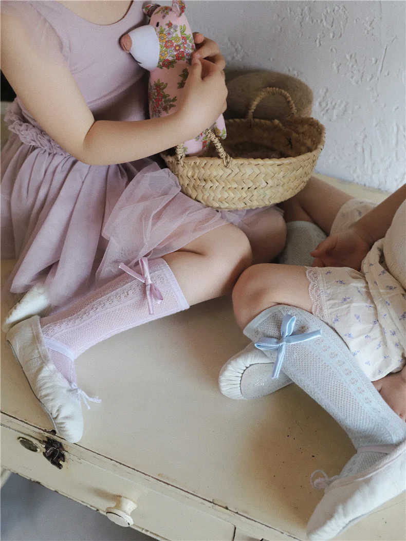Girls' 3D Bow Mid tube Socks for Children's Summer Thin Ballet Style Long tube Mesh Socks
Girls' 3D Bow Mid tube Socks for Children's Summer Thin Ballet Style Long tube Mesh Socks