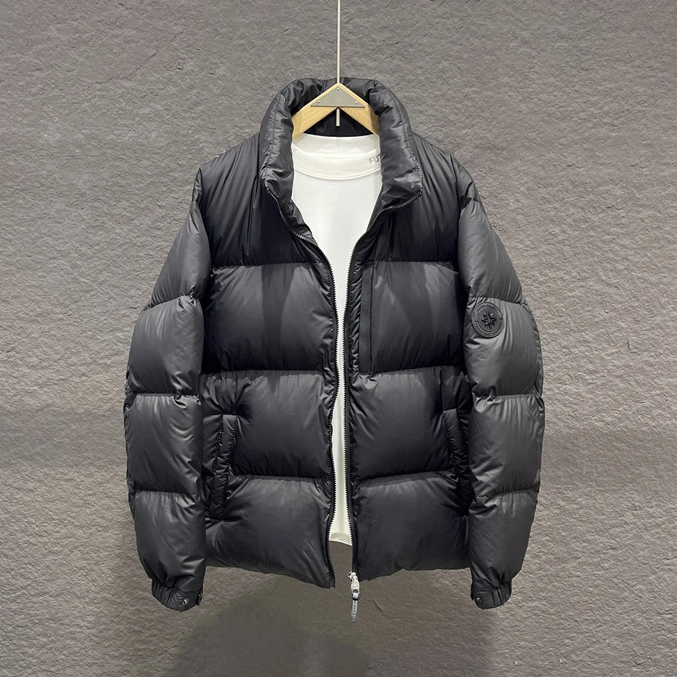 Thiened Du down Jaet Stand Collar Casual High Street Faion Urban Youth Outerwear Regular Length Pure Color Winter Coat
Thiened Du down Jaet Stand Collar Casual High Street Faion Urban Youth Outerwear Regular Length Pure Color Winter Coat