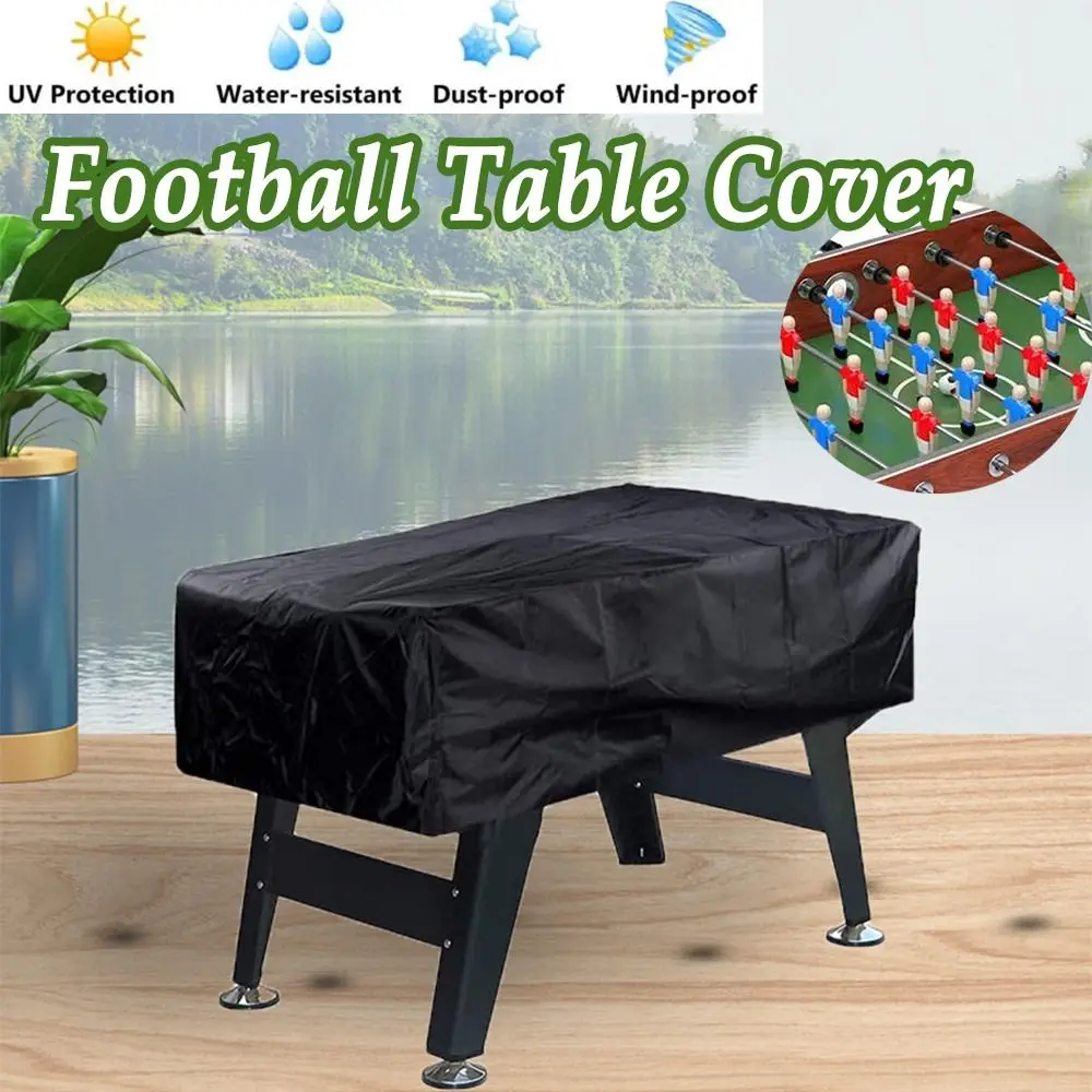 210D Oxford Cloth Football Table Cover Dustproof Black Game Table Shield UV-Blocking Anti-Wear Furniture Protection Case Indoor
210D Oxford Cloth Football Table Cover Dustproof Black Game Table Shield UV-Blocking Anti-Wear Furniture Protection Case Indoor