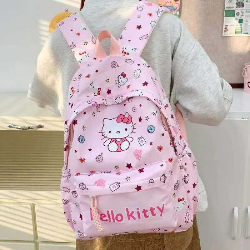 Cute Kuromi Hello Kittys Sanrios Child Backpack New Student Anime Figure School Bag Printing Cartoon Travel Large Capacity
Cute Kuromi Hello Kittys Sanrios Child Backpack New Student Anime Figure School Bag Printing Cartoon Travel Large Capacity