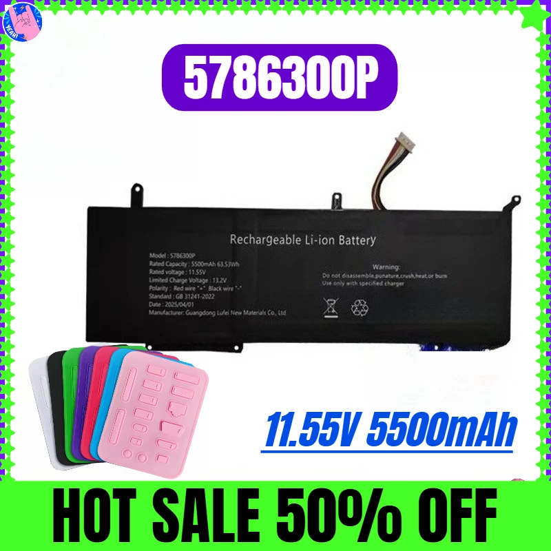 11.55V 5500mAh Brand New for 5786300P Built-in Laptop Battery
11.55V 5500mAh Brand New for 5786300P Built-in Laptop Battery