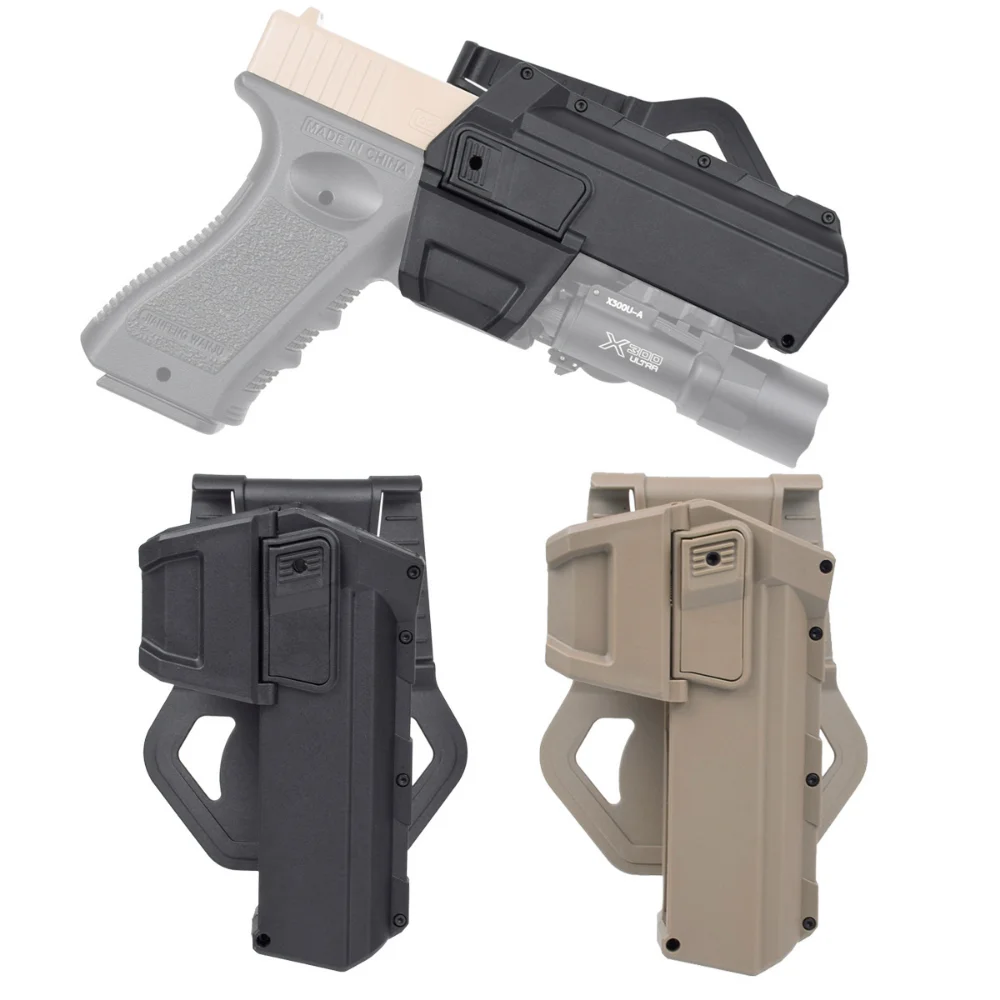 High Quality Plastic Toy Holster Fit Glock G17 Outdoor Tactical Training Game Carry Holder Shooting Accessory Hot Sale
High Quality Plastic Toy Holster Fit Glock G17 Outdoor Tactical Training Game Carry Holder Shooting Accessory Hot Sale
