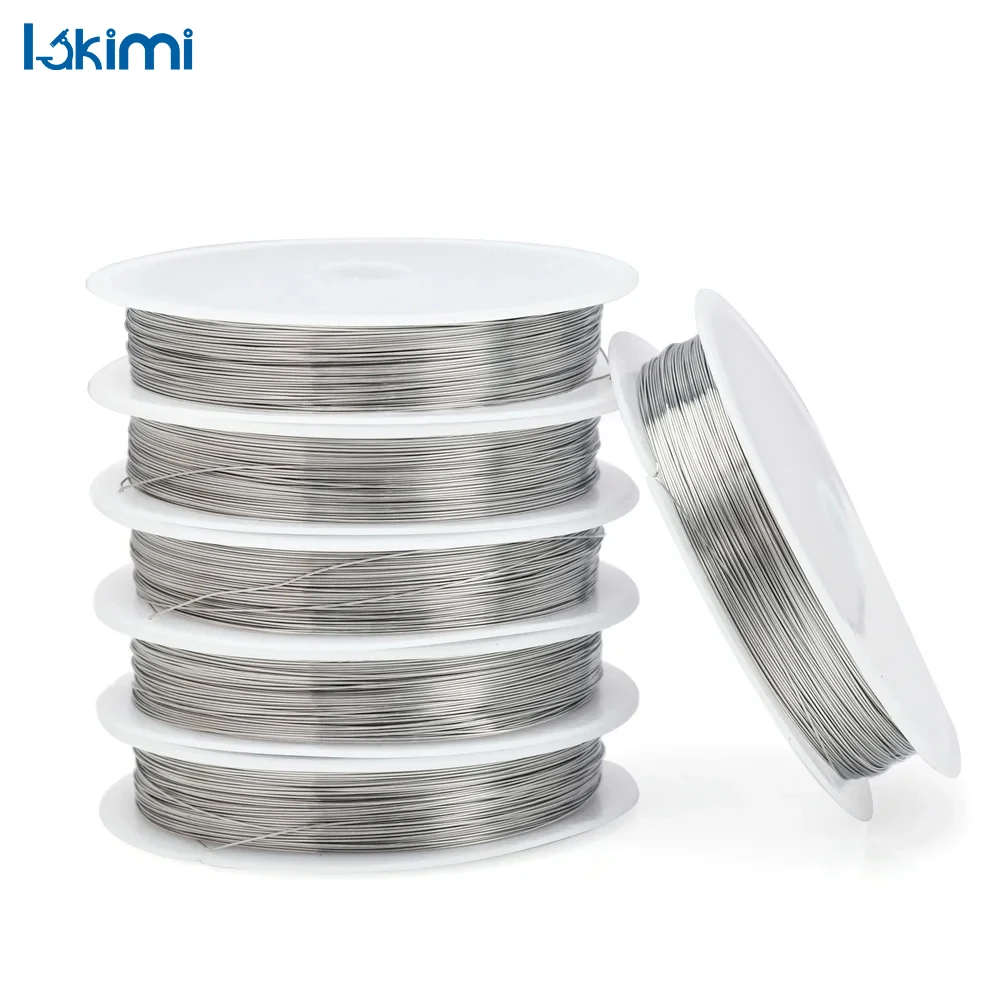 304 Stainless Steel Wire 20, 22, 24, 28 Gauge – Sculpting and Bailing Wire for Jewelry Making Craft LK-AA16
304 Stainless Steel Wire 20, 22, 24, 28 Gauge – Sculpting and Bailing Wire for Jewelry Making Craft LK-AA16