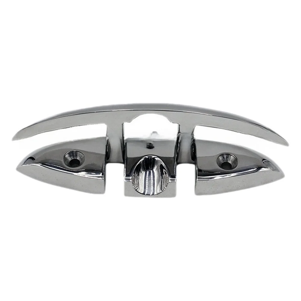 Marine Grade 316 Stainless Steel Foldable Cleat for Boat and For Yacht Decks Lifting Cable Bolt Precision Casting
Marine Grade 316 Stainless Steel Foldable Cleat for Boat and For Yacht Decks Lifting Cable Bolt Precision Casting